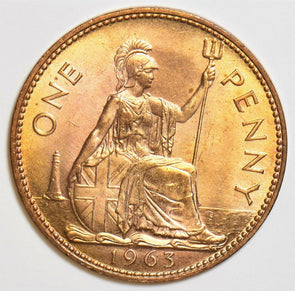 Great Britain 1963 Penny 298169 combine shipping