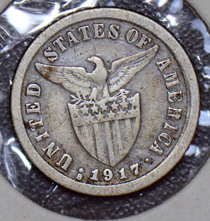 Philippines 1917 S 10 Centavos  190130 combine shipping