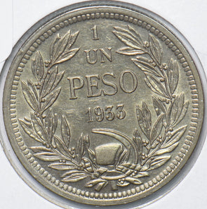 Chile 1933 Peso 150619 combine shipping