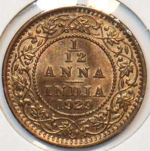British India 1929 1/12 Anna 194139 combine shipping