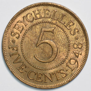 Seychelles 1948 5 Cents 197493 combine shipping