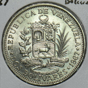Venezuela 1967 2 Bolivares 196761 combine shipping