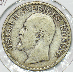 Sweden 1907 Krona 197055 combine shipping