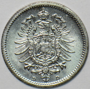 Germany 1874 20 Pfening Eagle animal 490695 combine shipping
