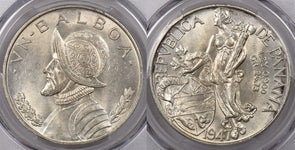Panama 1947 Balboa PCGS MS 63 PC1440 combine shipping