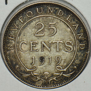 Canada 1919 25 Cents Newfoundland 297423 combine shipping