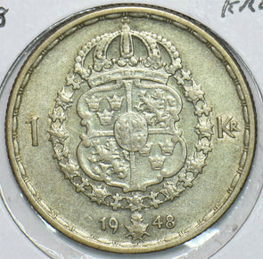 Sweden 1948 Krona 152803 combine shipping