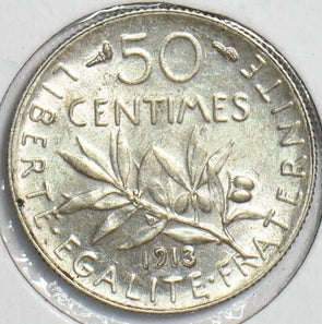France 1913 50 Centimes 240525 combine shipping