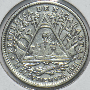 Nicaragua 1887 10 Centavos also known as 
