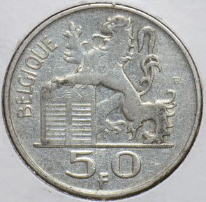 Belgium 1949 F 50 Francs Lion animal 294076 combine shipping