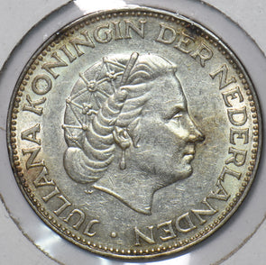 Netherlands 1961 2 1/2 Gulden Lion animal 194610 combine shipping