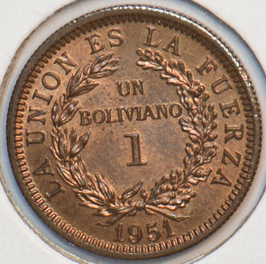 Bolivia 1951 Boliviano Alpaca animal 150934 combine shipping