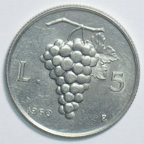 Italy 1950 5 Lire 0 298639 combine shipping