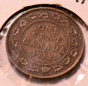 CA0068 Canada 1913 Cent VF combine shipping