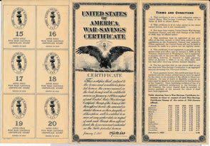 RC0152 1918 war-savings certificate combine shipping