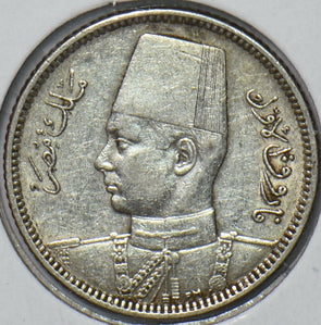 Egypt 1937 AH 1356 2 Piastres 296626 combine shipping