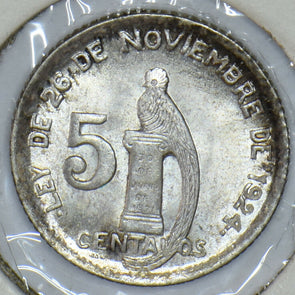 Guatemala 1945 Y-99 5 Centavos Bird Quetzal animal  290418 combine shipping