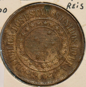 Brazil 1900 40 Reis 296882 combine shipping