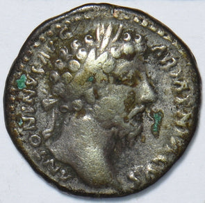 Roman 140 180 Silver Denarius M0368 combine shipping