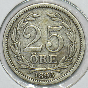 Sweden 1898 25 Ore 196934 combine shipping