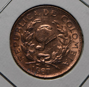 Colombia 1967 5 Centavos  290315 combine shipping