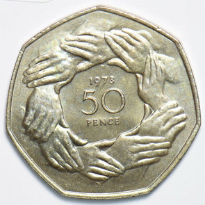 Great Britain 1973 50 Pence United Kingdom 197335 combine shipping