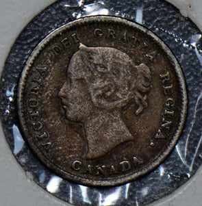 Canada 1882 H 5 Cents silver 190110 combine shipping