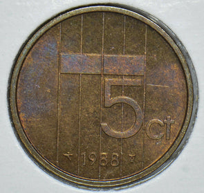 Netherlands 1988 5 Cents 190736 combine shipping