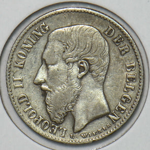 Belgium 1886 50 Centimes 151634 combine shipping