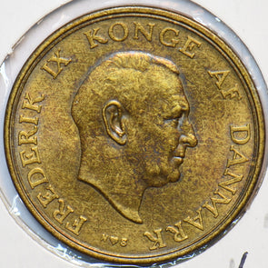 Denmark 1953 2 Kroner 490937 combine shipping