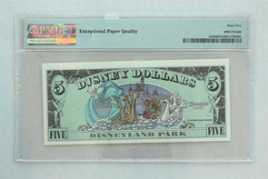 Disney Dollar 2000 $5 PMG Gem UNC 65EPQ DIS66. Goofy. Parade Millenium series