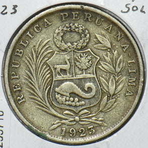 Peru 1923 1/2 Sol 295710 combine shipping