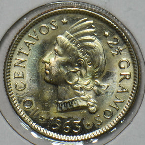 Dominican Republic 1963 10 Centavos 195650 combine shipping