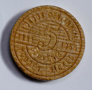 Canada 1955 Wooden Nickel  CA0245 combine shipping