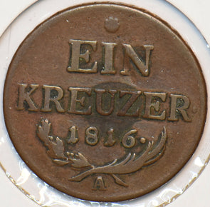Austria 1816 A Kreuzer 150857 combine shipping