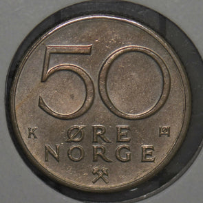 Norway 1981 50 Ore Lion animal  900479 combine shipping