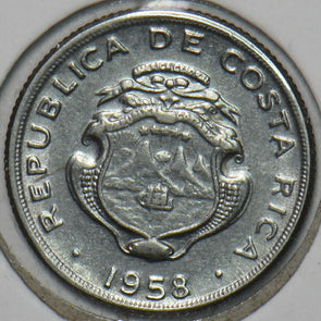 Costa Rica 1958 10 Centimos 152207 combine shipping