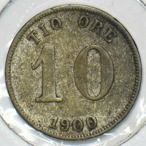 Sweden 1900 10 Ore 152758 combine shipping