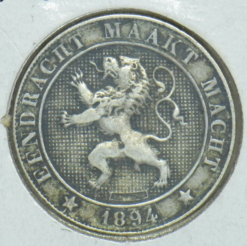 Belgium 1894 5 Centimes Lion animal 291842 combine shipping