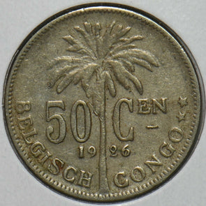 Belgium Congo 1926 50 Centimes 151976 combine shipping