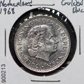 Netherlands 1968 Gulden Lion animal  900213 combine shipping