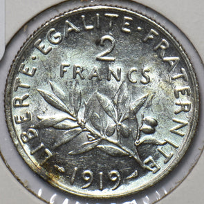 France 1919 2 Francs 294269 combine shipping