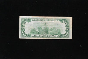 US 1929 $100 F-VF a few staple holes National Currency fr# 1804-2 cleveland -D R