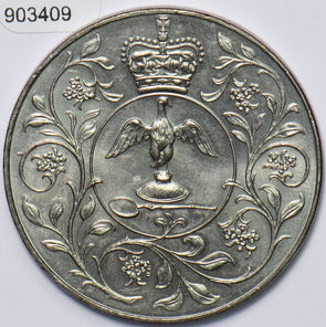 Great Britain 1977 25 New Pence Horse animal Anniversary of Accession 903409 com