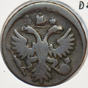 Russia Empire 1731 Denga 1/2 Kopek Eagle animal 295129 combine shipping