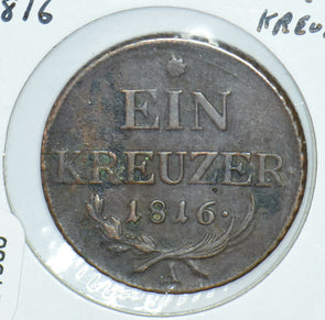 Austria 1816 Kreuzer Eagles animal 191566 combine shipping