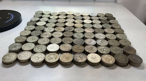 100 pcs Mexico 1957~67 silver 10% peso Morelos xf~au investment lot BU0509