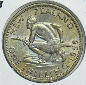 New Zealand 1958 Shilling 197932 combine shipping