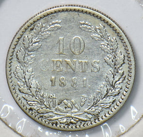 Netherlands 1881 10 Cents  291304 combine shipping
