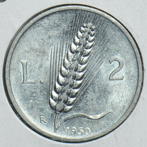 Italy 1950 2 Lire 198149 combine shipping
